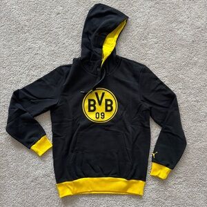 Borussia Dortmund Puma Hoodie Men Sz Medium NEW